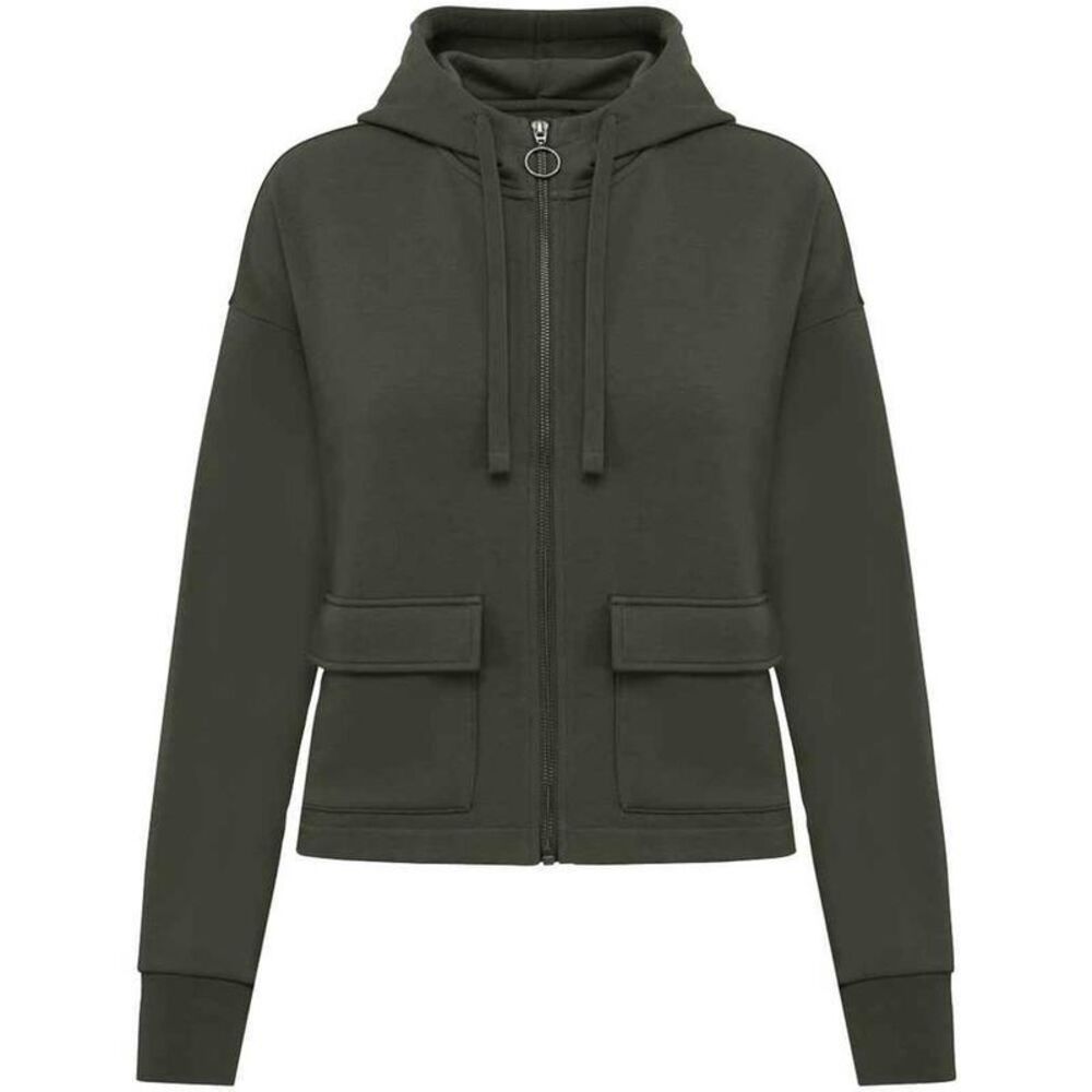 Native Spirit Womens/Ladies Full Zip Hoodie / Natural Khaki